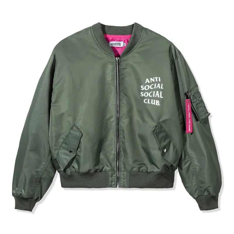 Anti Social Social Club MA1 Bomber Jacket Black | Parallel