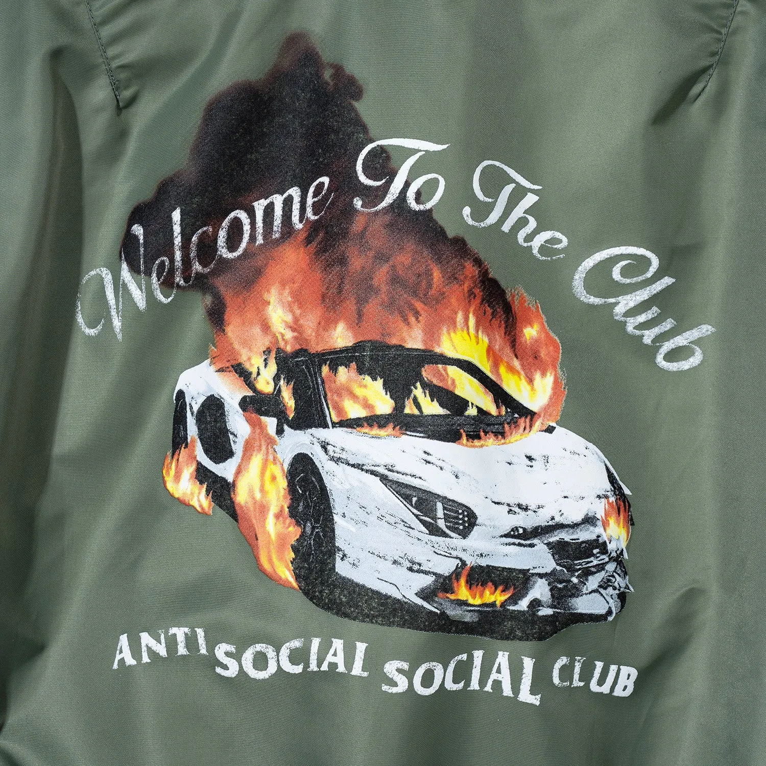 Welcome To The Club MA-1 Jacket sold by Anti Social Social Club product image thumbnail 3