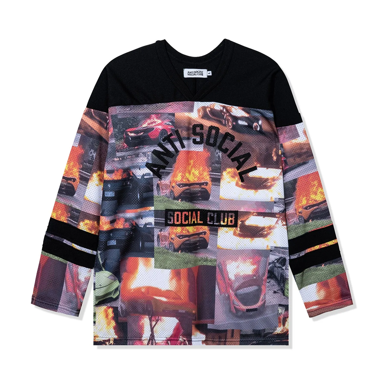 Burnout Hockey Jersey sold by Anti Social Social Club