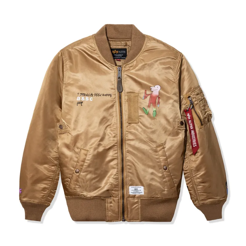 Anti Social Social Club MA1 Bomber Jacket Black | Parallel