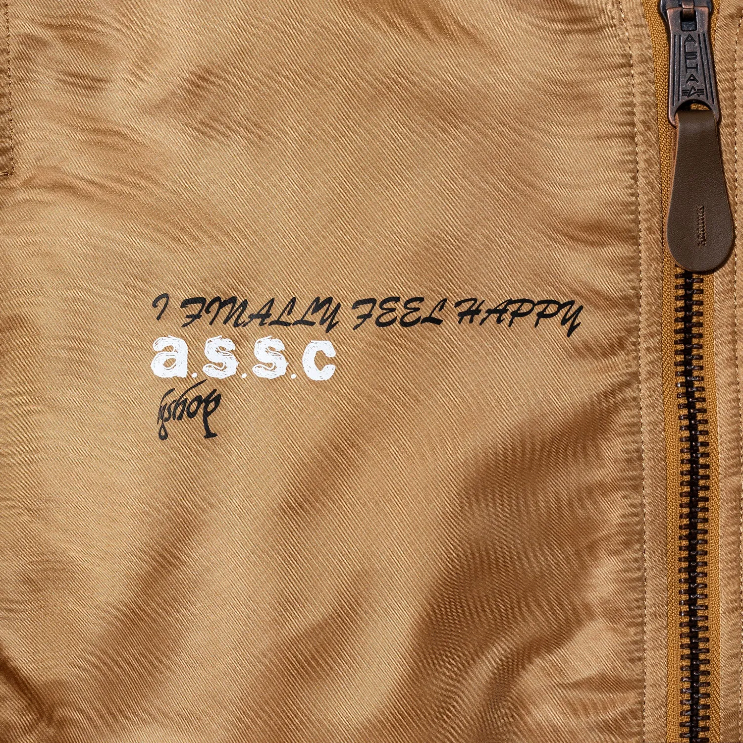 ASSC x Bryant Giles Bomber Jacket - Brown sold by Anti Social Social Club product image thumbnail 4