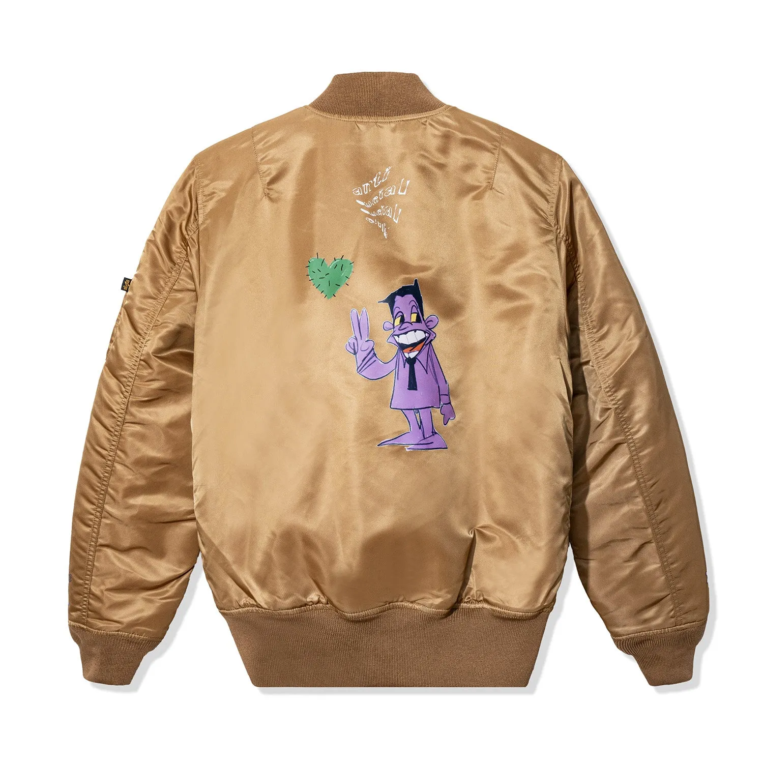 ASSC x Bryant Giles Bomber Jacket - Brown sold by Anti Social Social Club product image thumbnail 2