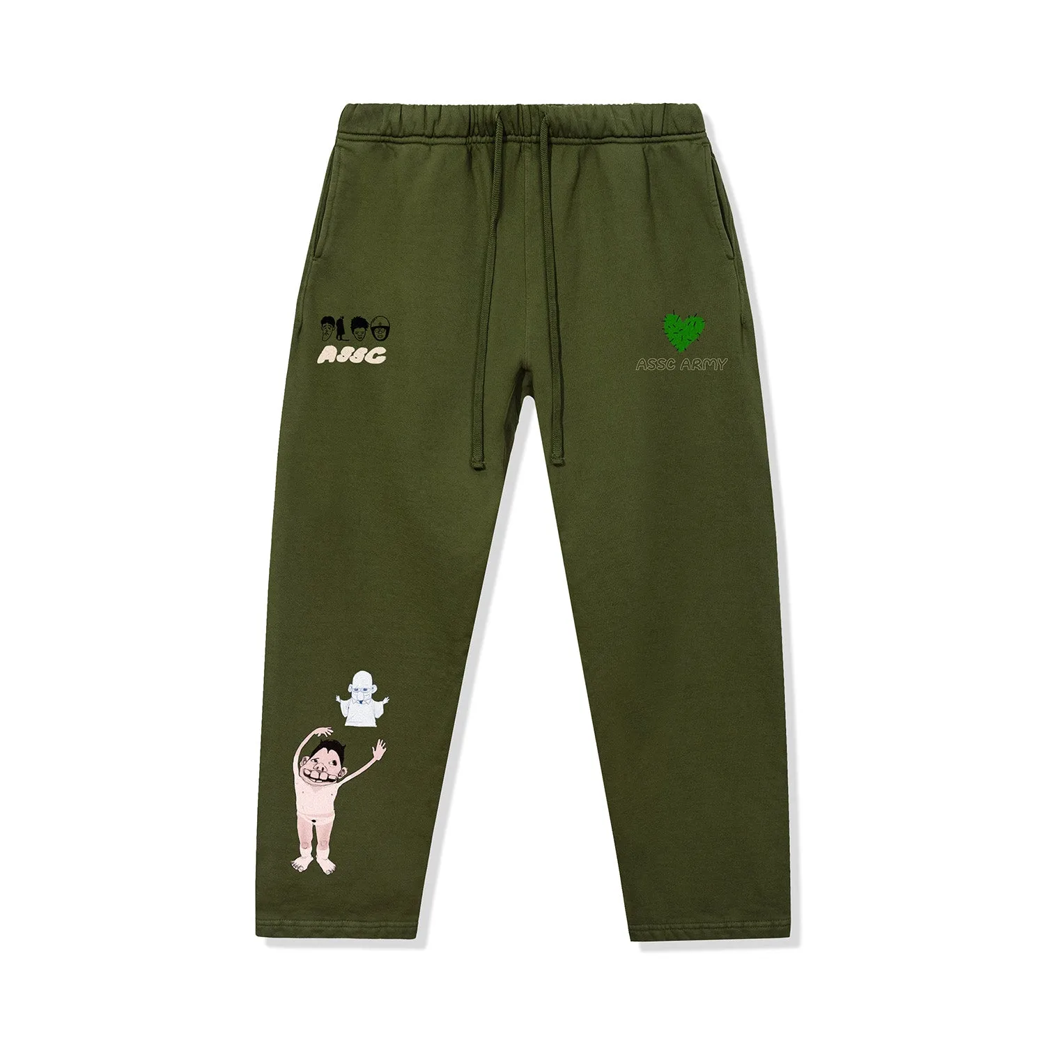 ASSC x Bryant Sweatpant - Olive sold by Anti Social Social Club