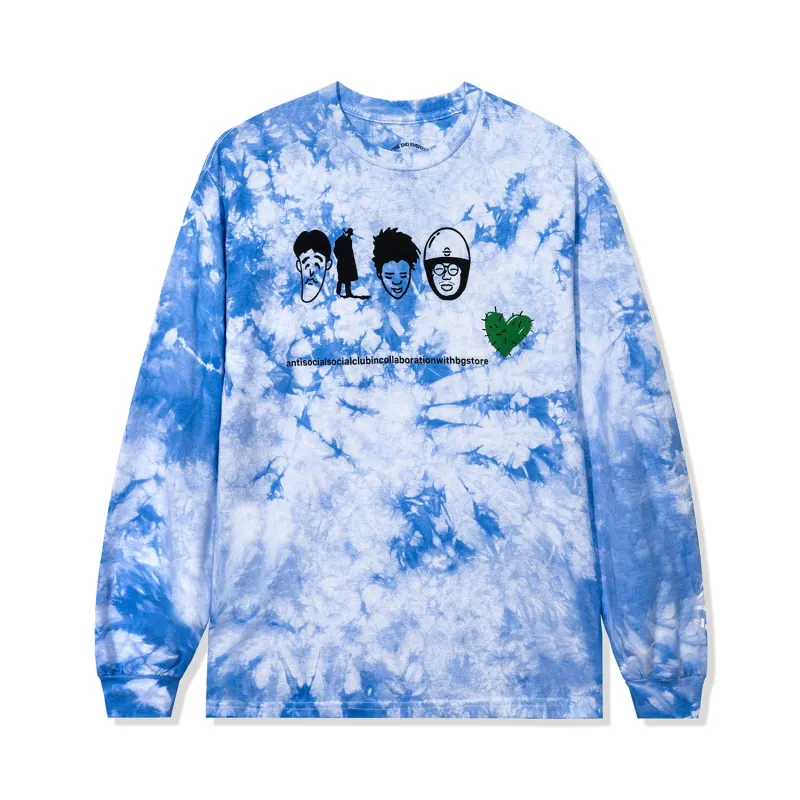 ASSC x Bryant Giles LS Tie-Dye Tee - Blue made by Anti Social Social Club