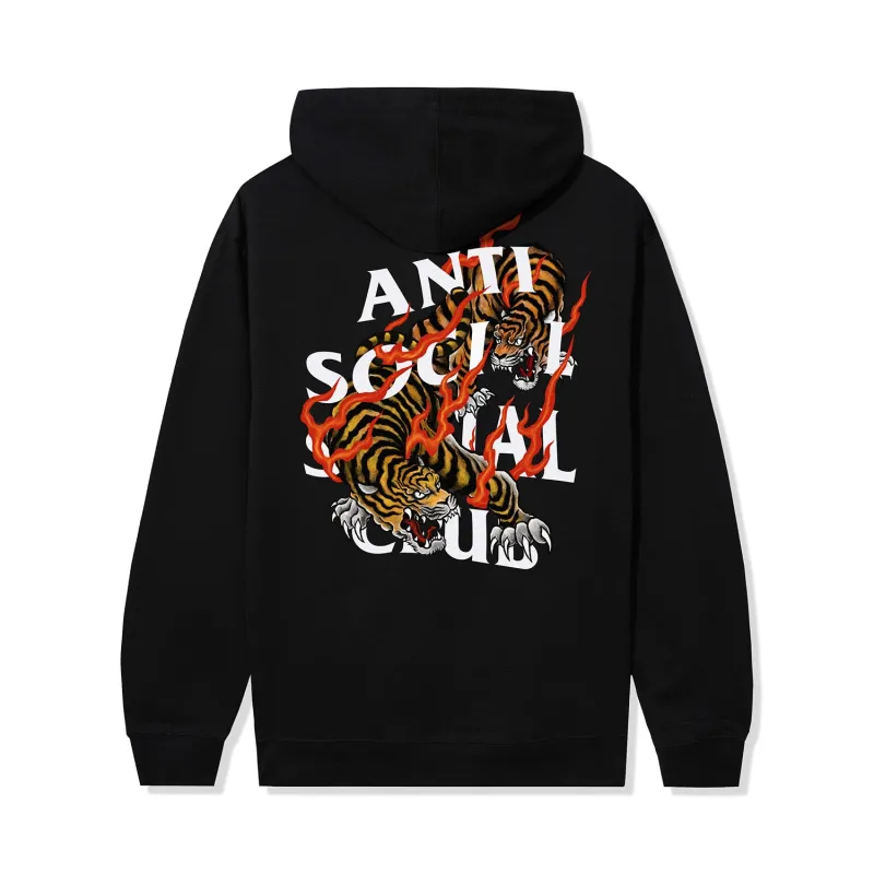 Tiger Blood Hoodie - Black made by Anti Social Social Club
