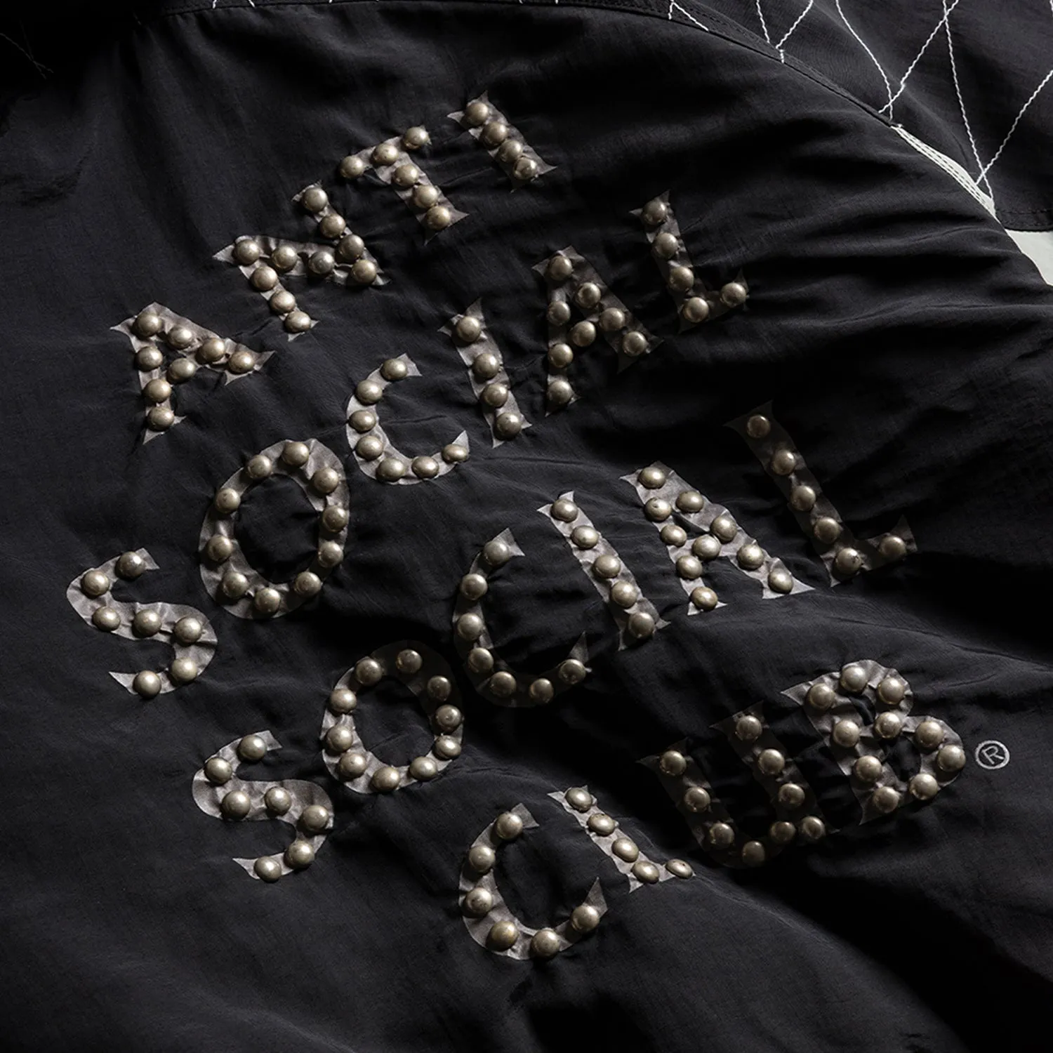 STUDDED STARTER JACKET WITH QUILTED SHOULDERS sold by Anti Social Social Club product image thumbnail 2