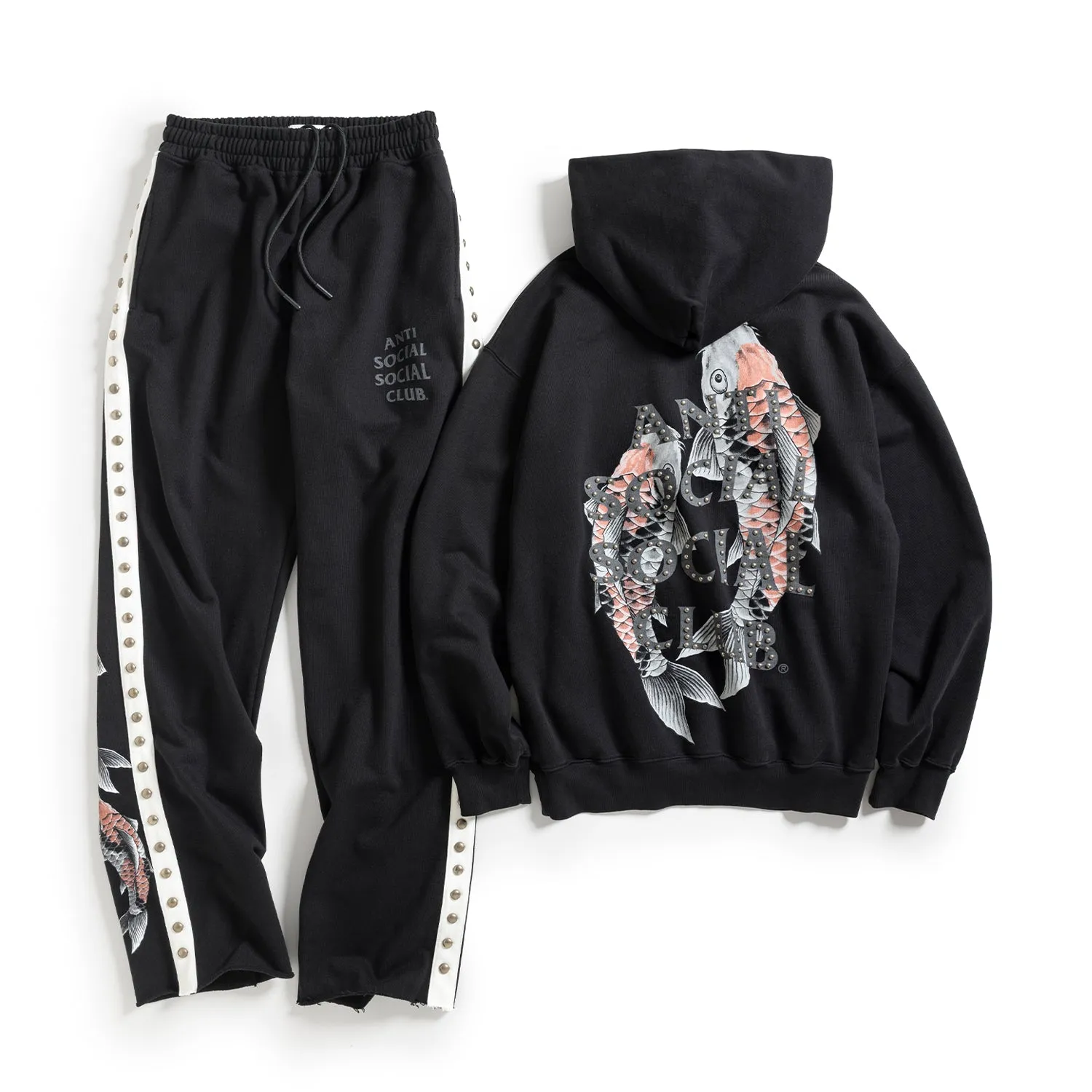 STUDDED MIND GAMES HOODIE sold by Anti Social Social Club product image thumbnail 4