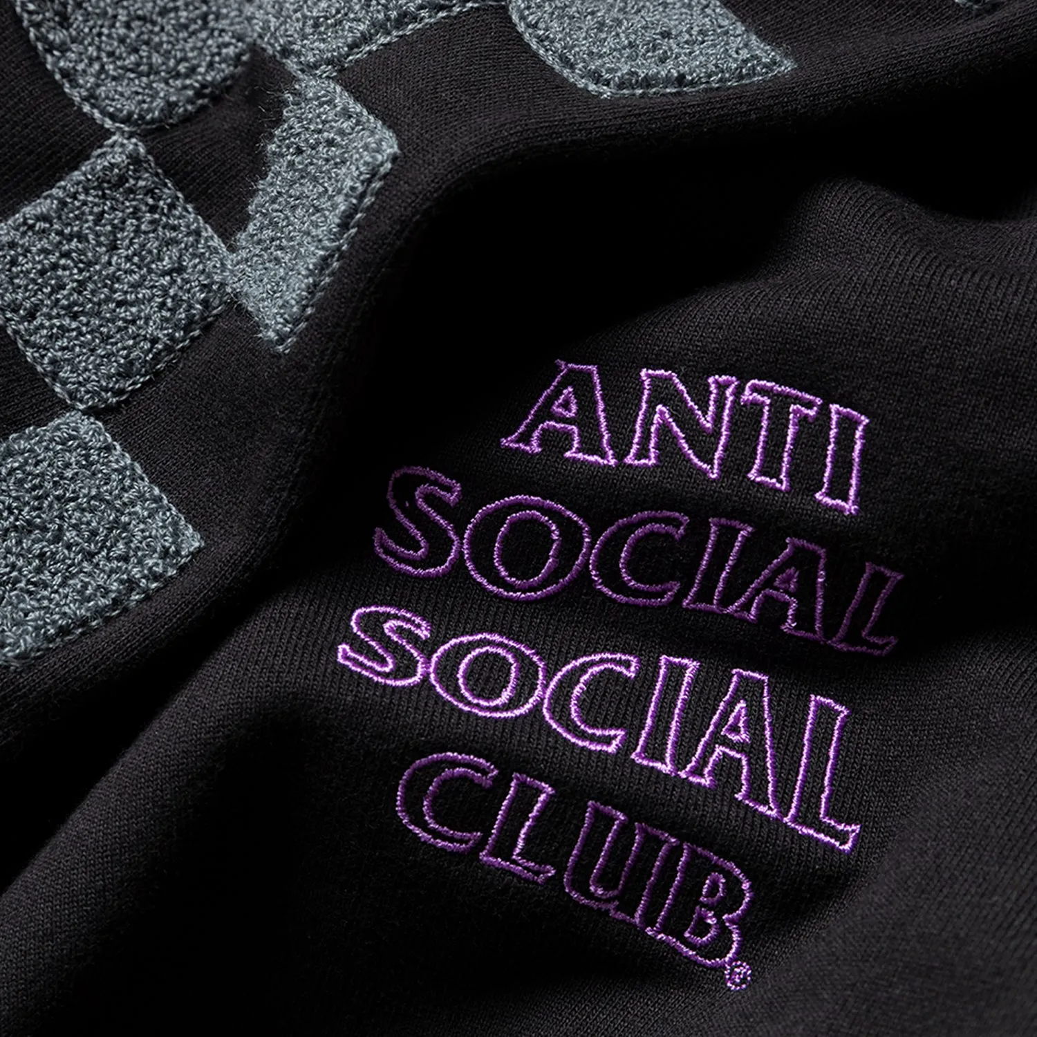 CHENILLE CHECKERED HOODIE sold by Anti Social Social Club product image thumbnail 2