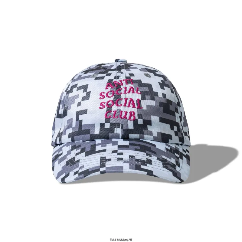 ASSC x Minecraft Pixel Camo 6P Hats sold by Anti Social Social Club
