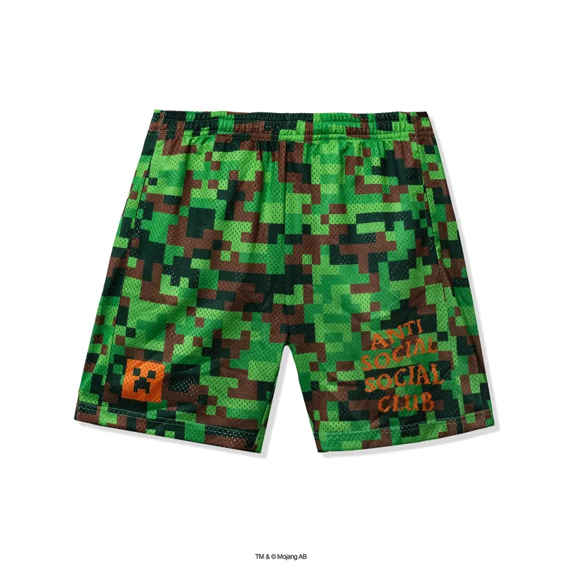 ASSC x Minecraft Pixel Camo Mesh Basketball Shorts sold by Anti Social Social Club