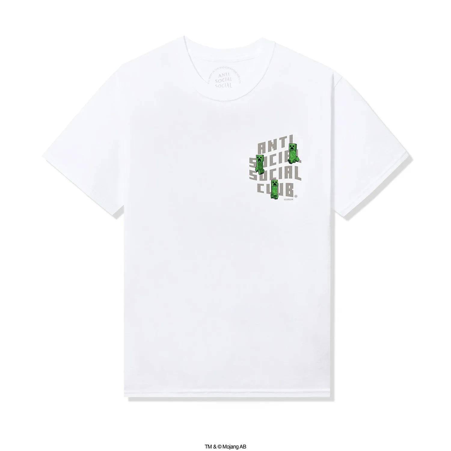 ASSC x Minecraft Creeper Logo Tee sold by Anti Social Social Club product image thumbnail 4