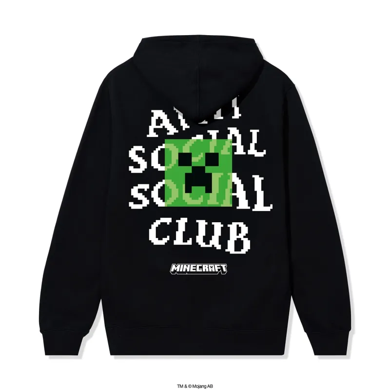 ASSC x Minecraft Creeper Head Logo Zip Hoodie made by Anti Social Social Club
