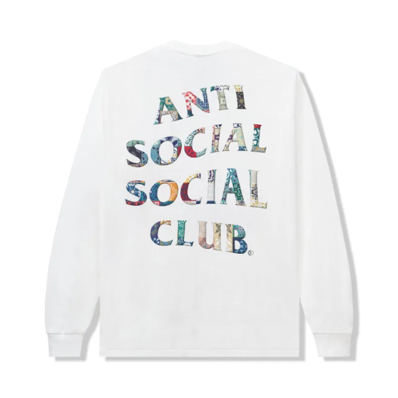 Picking Up The Pieces White Long Sleeve Tee sold by Anti Social Social Club