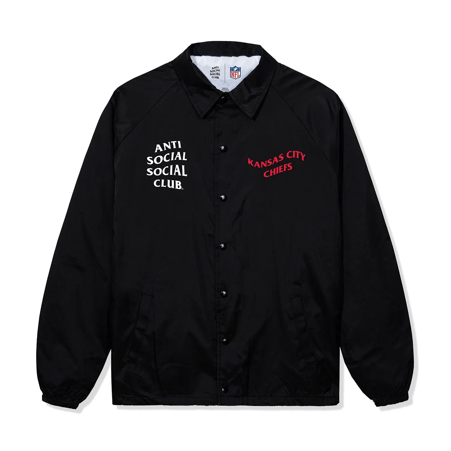 ASSC x CHIEFS IMPACT COACH JACKET sold by Anti Social Social Club product image thumbnail 2