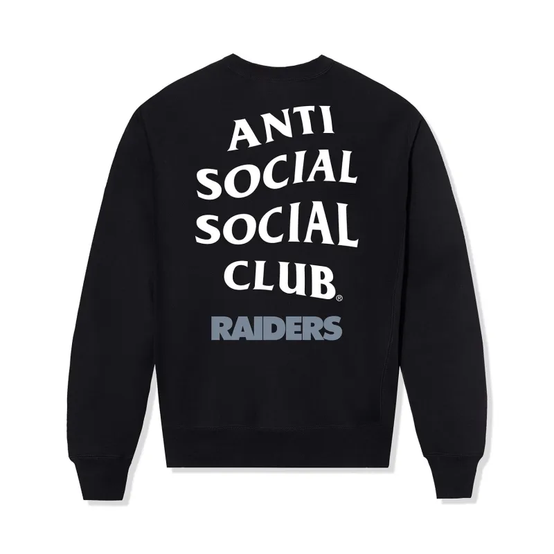 ASSC x RAIDERS TEAM CREWNECK  made by Anti Social Social Club