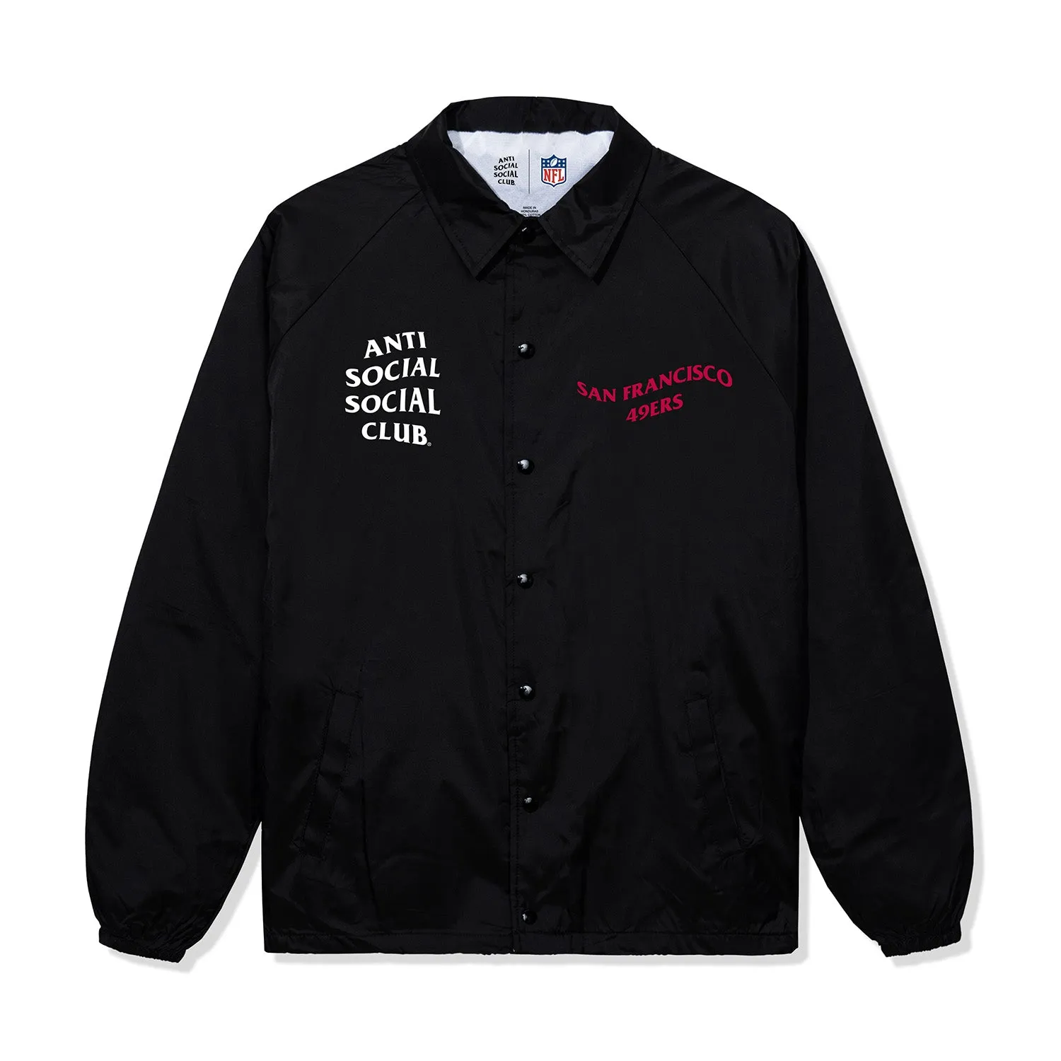 ASSC x 49ERS IMPACT COACH JACKET sold by Anti Social Social Club product image thumbnail 2