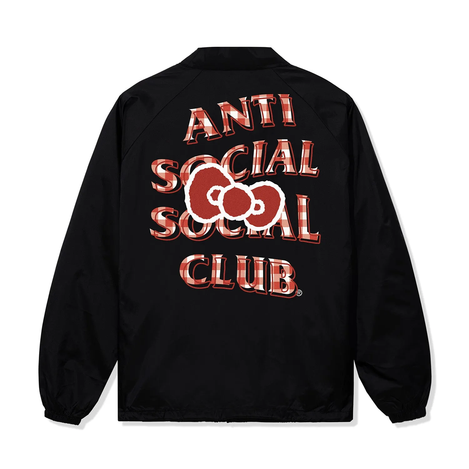 ASSC x Hello Kitty Gingham Coaches Jacket sold by Anti Social Social Club