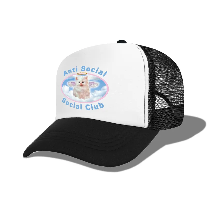 Goodbye Kitty Trucker Hat made by Anti Social Social Club