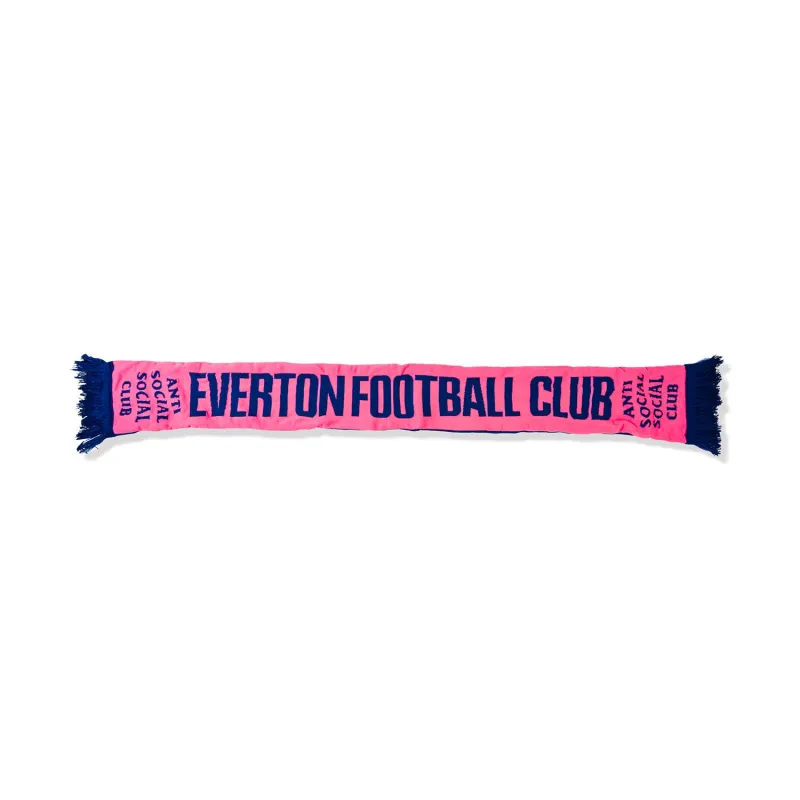 ASSC x Everton FC Evertonian Scarf made by Anti Social Social Club