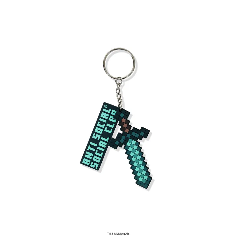 ASSC x Minecraft Diamond Sword Rubber Keychain made by Anti Social Social Club