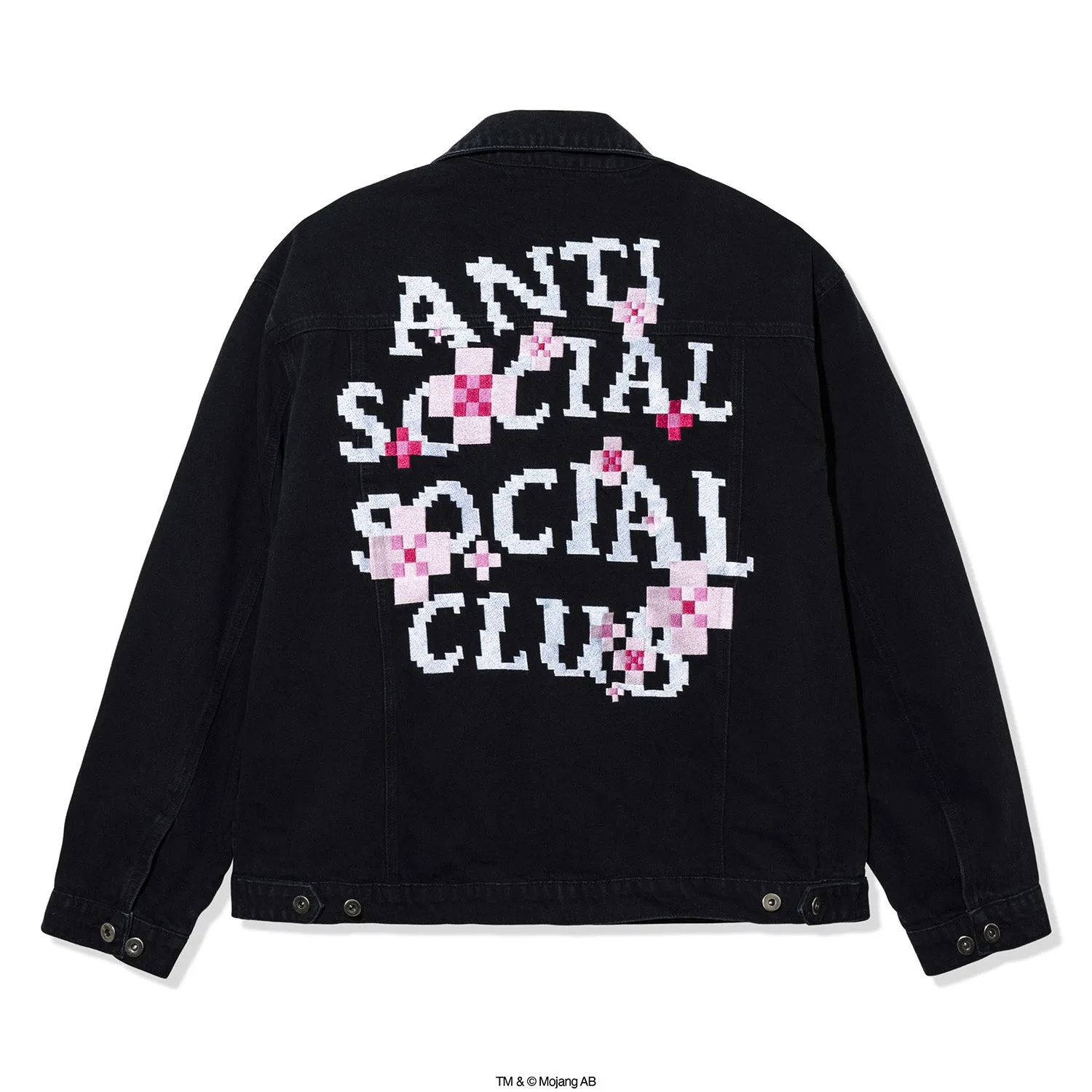 ASSC x Minecraft Cherry Blossom Trucker Jacket sold by Anti Social Social Club