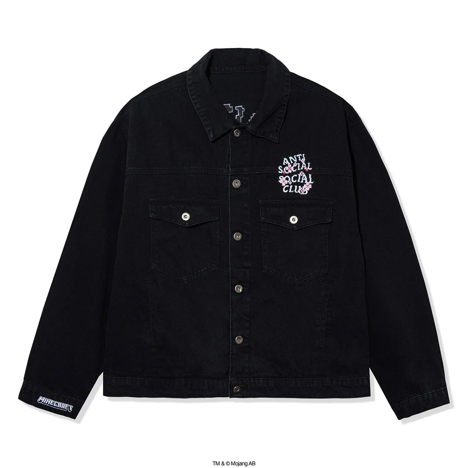 ASSC x Minecraft Cherry Blossom Trucker Jacket sold by Anti Social Social Club product image thumbnail 2