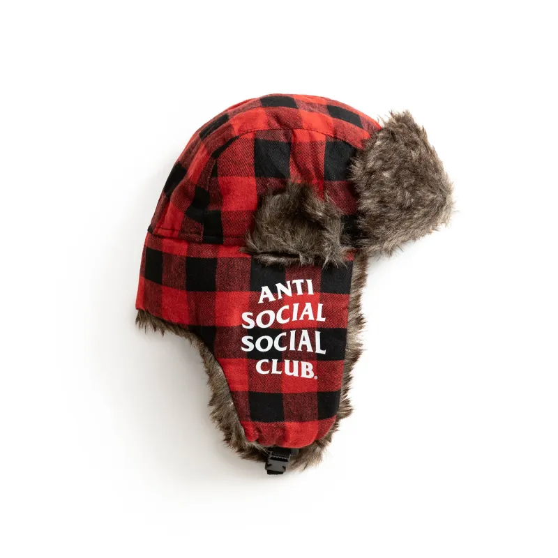 Flannel Trapper Hat made by Anti Social Social Club