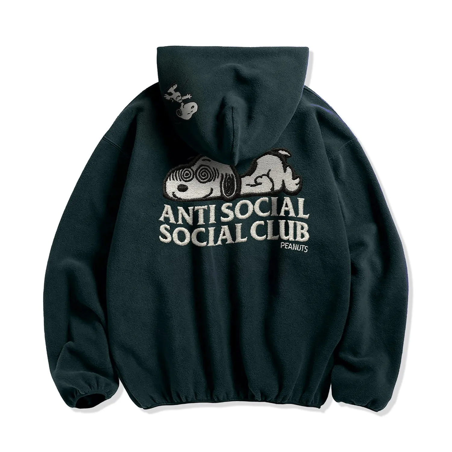 ASSC x Peanuts Feeling Funny Polar Fleece Hoodie sold by Anti Social Social Club