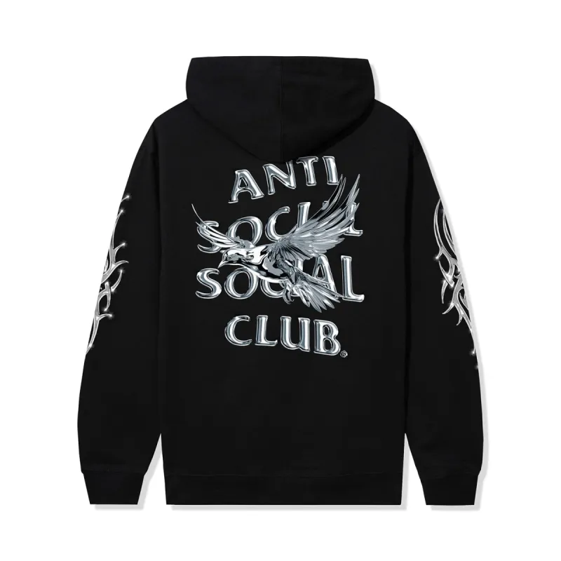 Frantically Melting Hoodie - Black sold by Anti Social Social Club