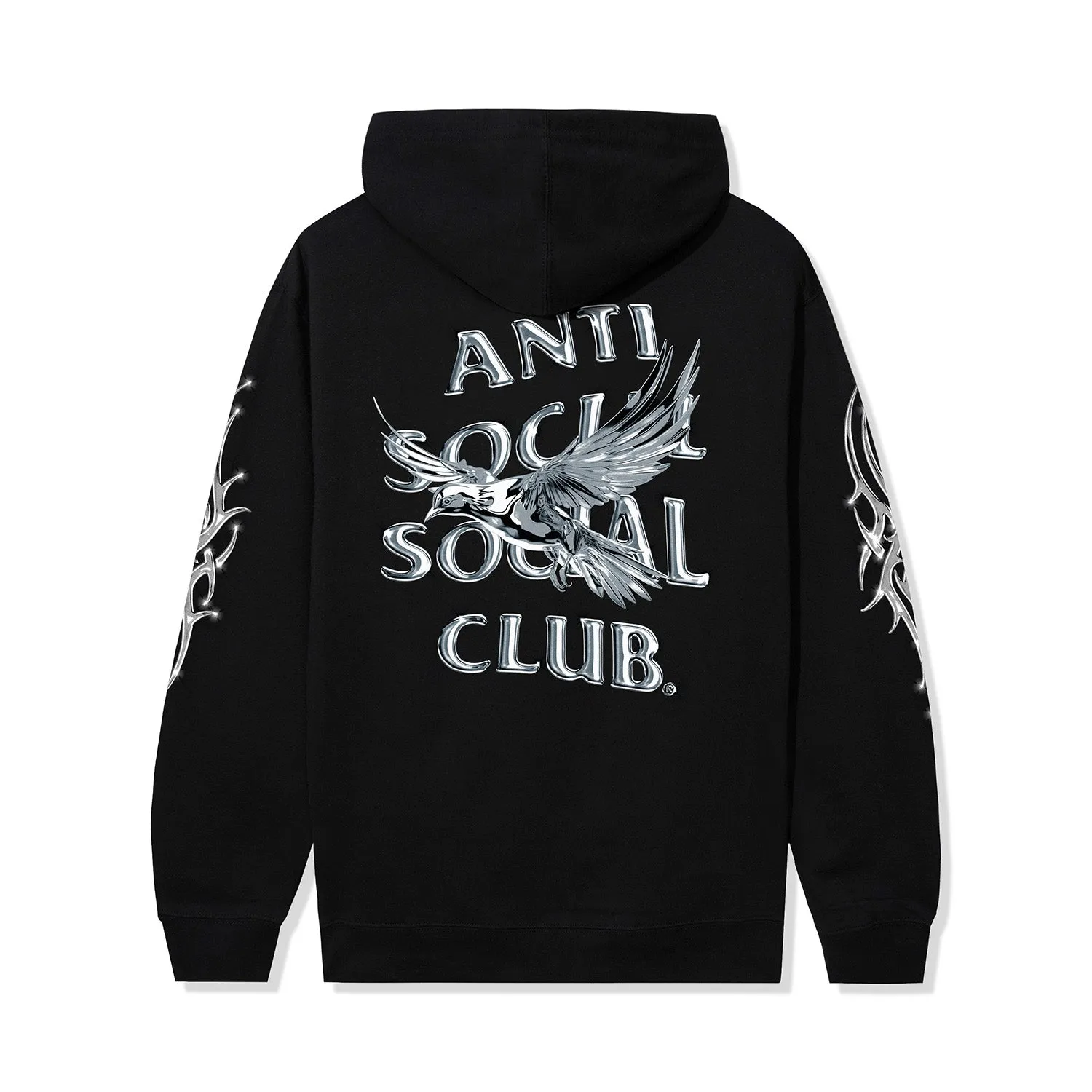 Frantically Melting Hoodie - Black sold by Anti Social Social Club