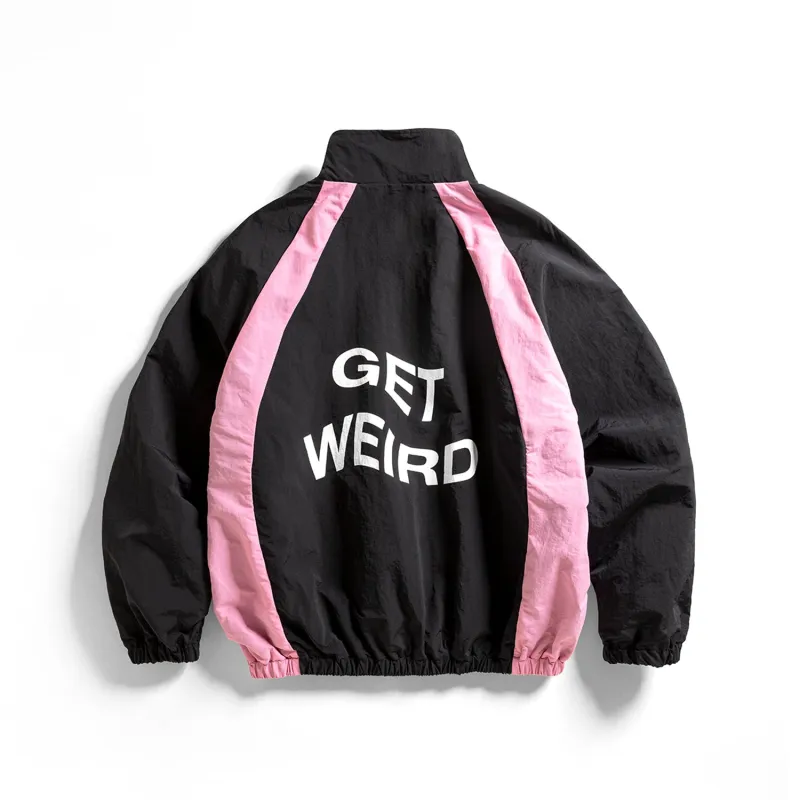 Black/Pink Track Jacket sold by Anti Social Social Club