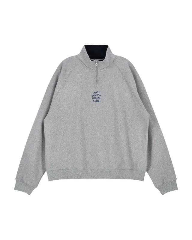 Half Zip-up Sweatshirt sold by Anti Social Social Club
