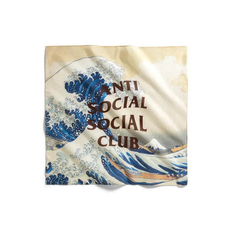 Tonkatsu: The Great Wave Bandana made by Anti Social Social Club