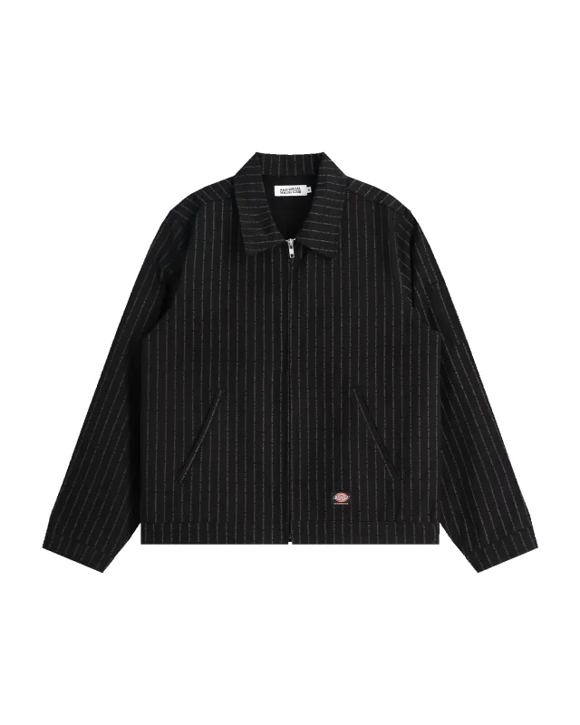 Supreme X Dickies Stripe Eisenhower Jacket Charcoal | Parallel