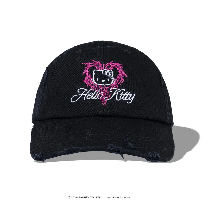 ASSC x Hello Kitty Ethereal Distressed Dad Cap made by Anti Social Social Club
