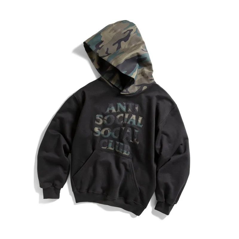 Camo Applique Hoodie made by Anti Social Social Club