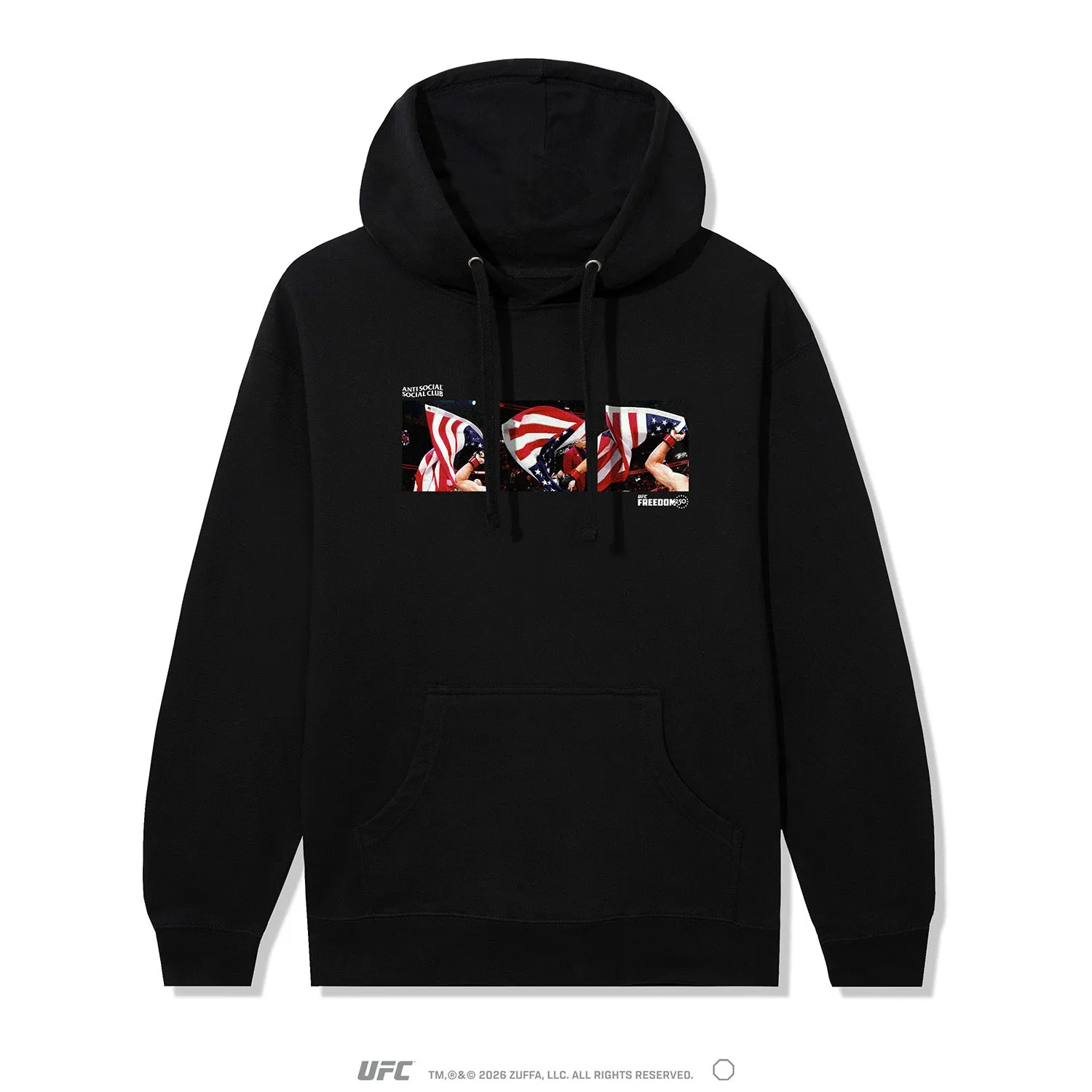 ASSC x UFC Waving Hoodie sold by Anti Social Social Club product image thumbnail 3