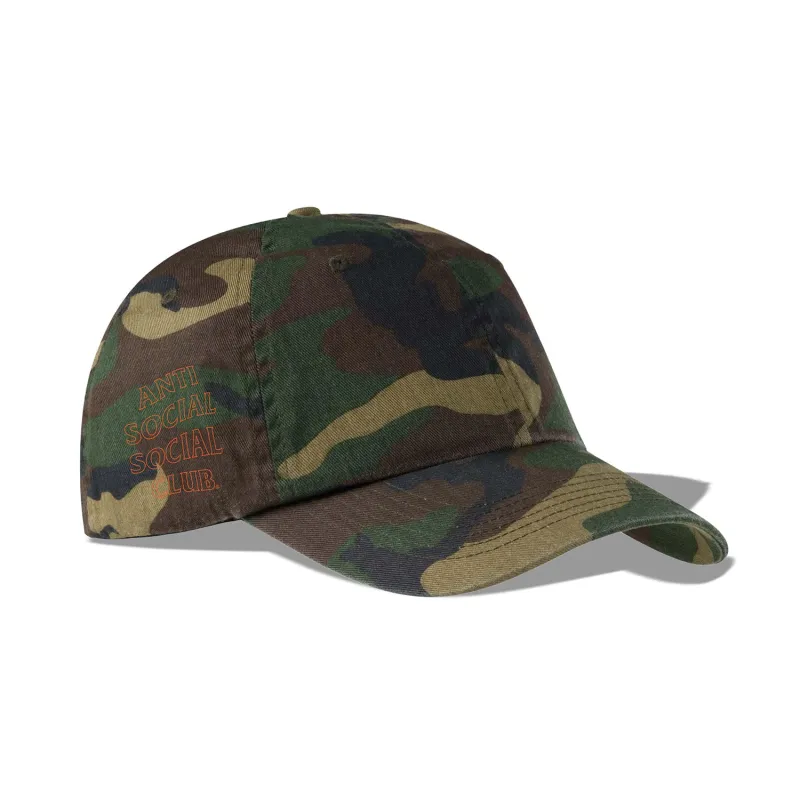 ASSC Camo Manipulation Dad Cap made by Anti Social Social Club