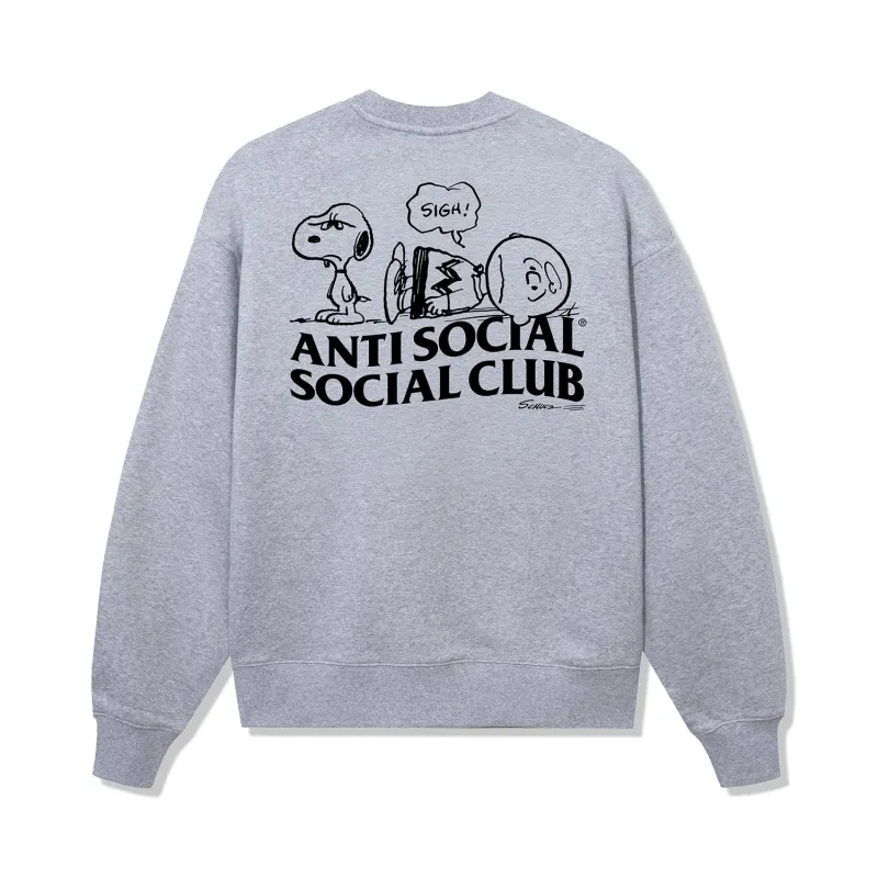 ASSC x Peanuts Sigh Crewneck made by Anti Social Social Club