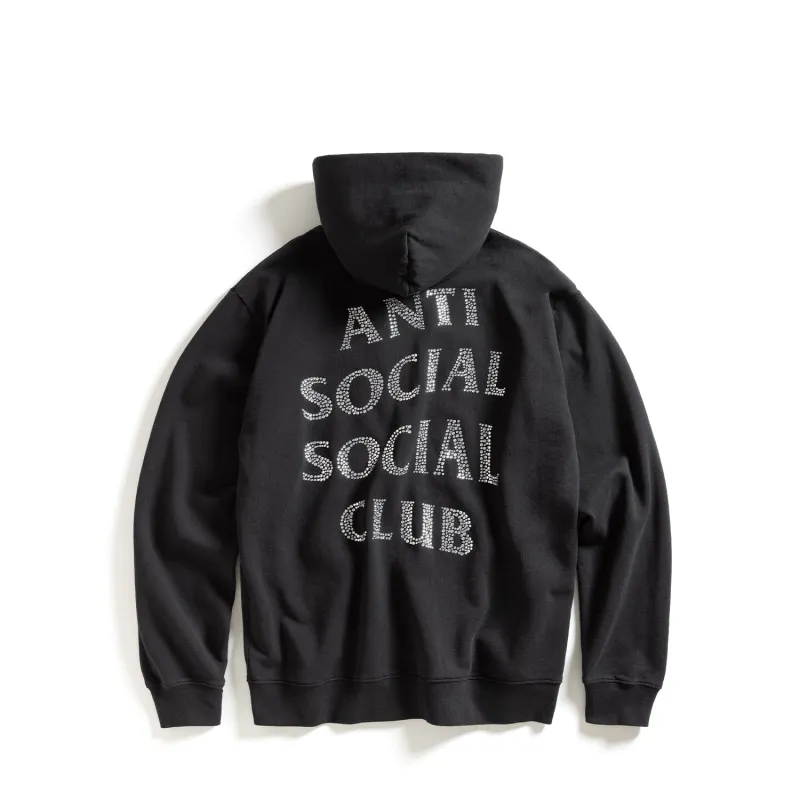 Rhinestone Zip Up Hoodie made by Anti Social Social Club