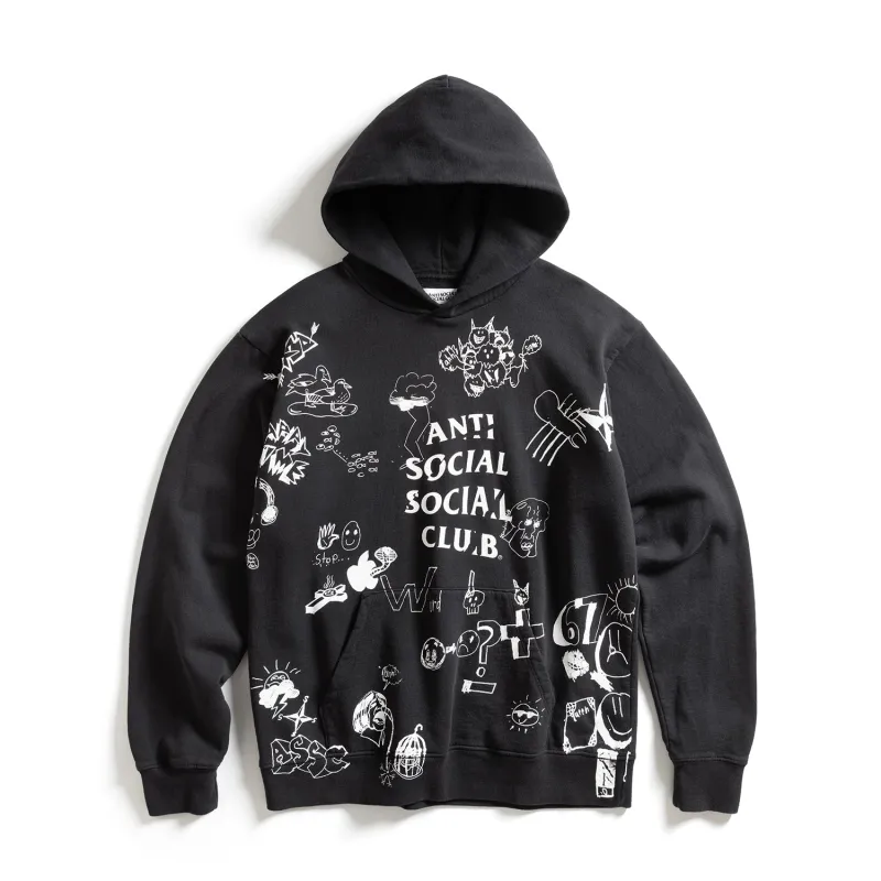 Illustrated Hoodie made by Anti Social Social Club
