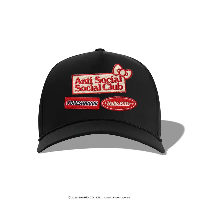 ASSC x Hello Kitty Apex Snapback Cap made by Anti Social Social Club