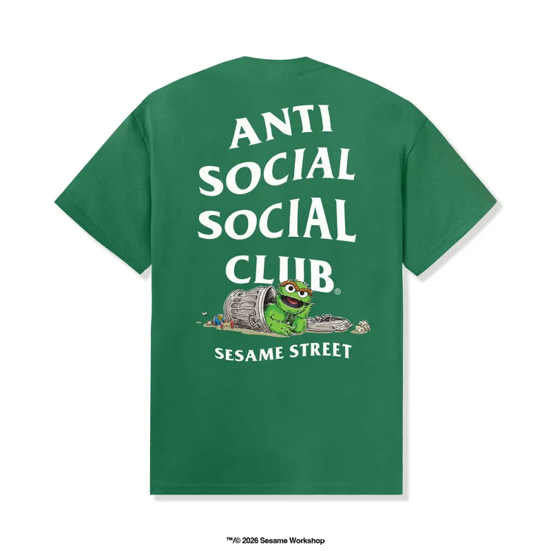 ASSC x Sesame Street Oscar The Grouch Tee made by Anti Social Social Club