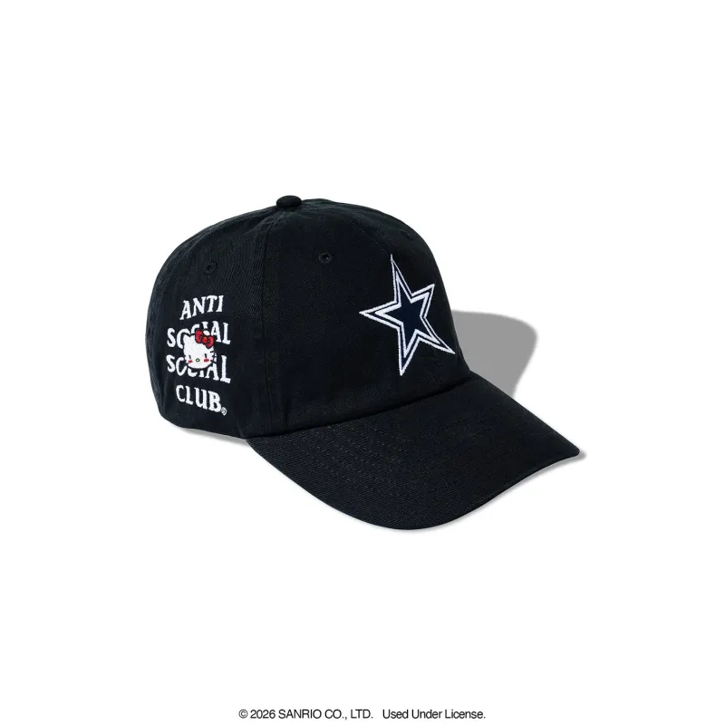 ASSC x Hello Kitty x Cowboys Touchback Dad Cap made by Anti Social Social Club
