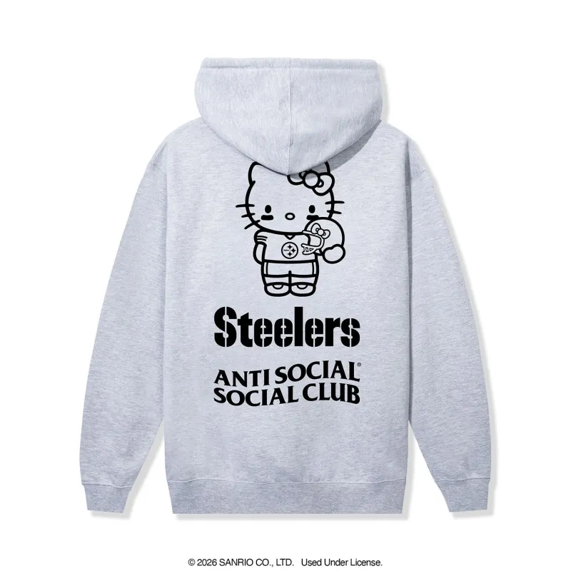 ASSC x Hello Kitty x Steelers Touchdown Hoodie made by Anti Social Social Club