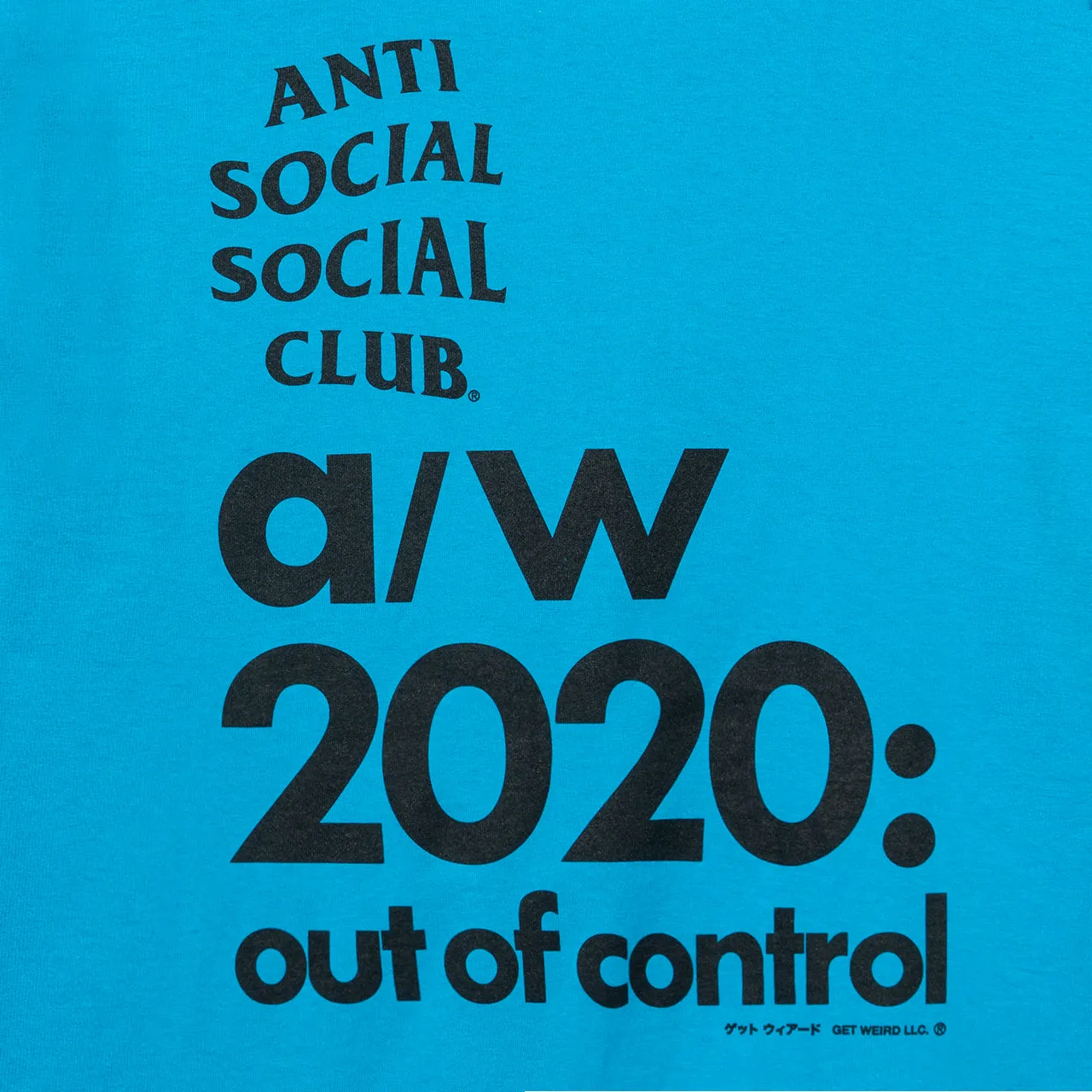 2020 Turquoise Tee sold by Anti Social Social Club product image thumbnail 3
