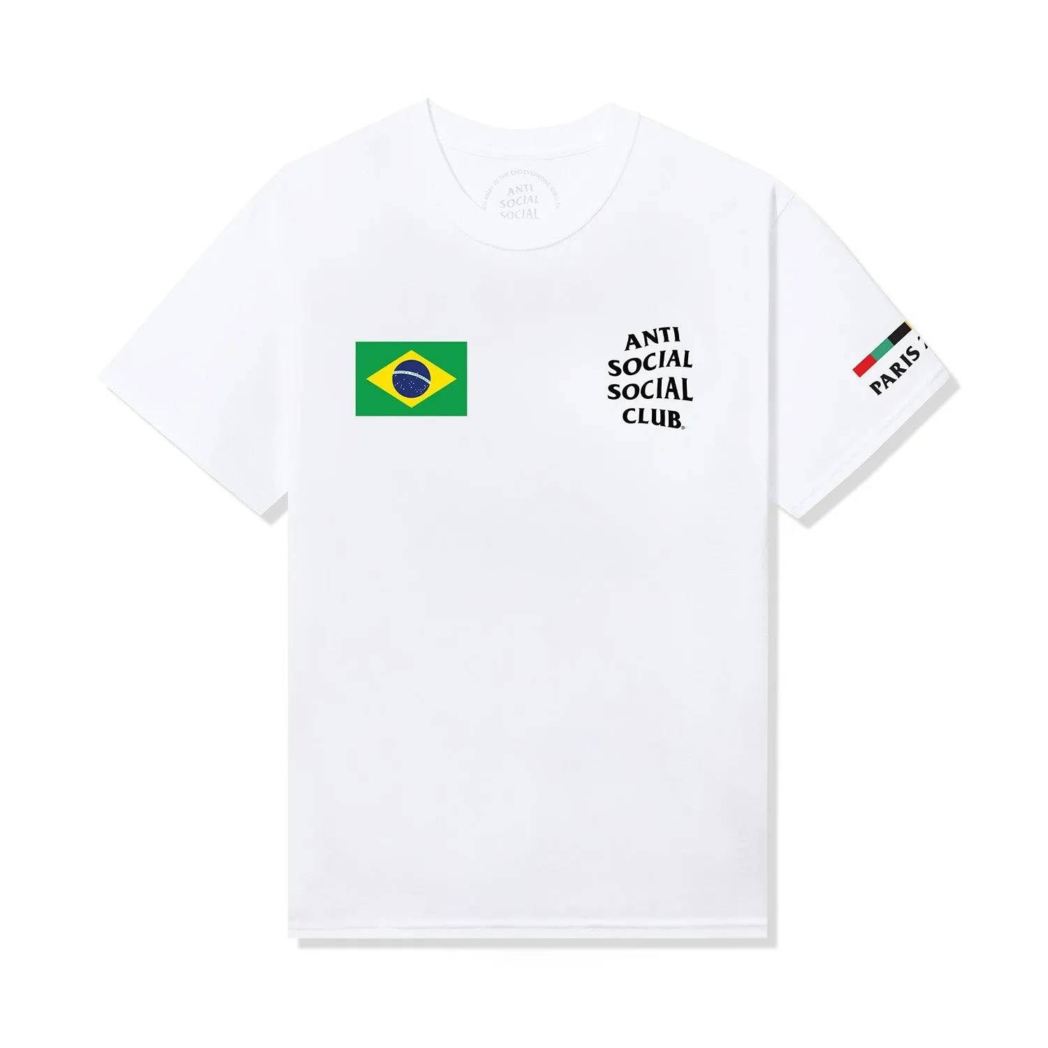 Brazil Tee - White sold by Anti Social Social Club product image thumbnail 2
