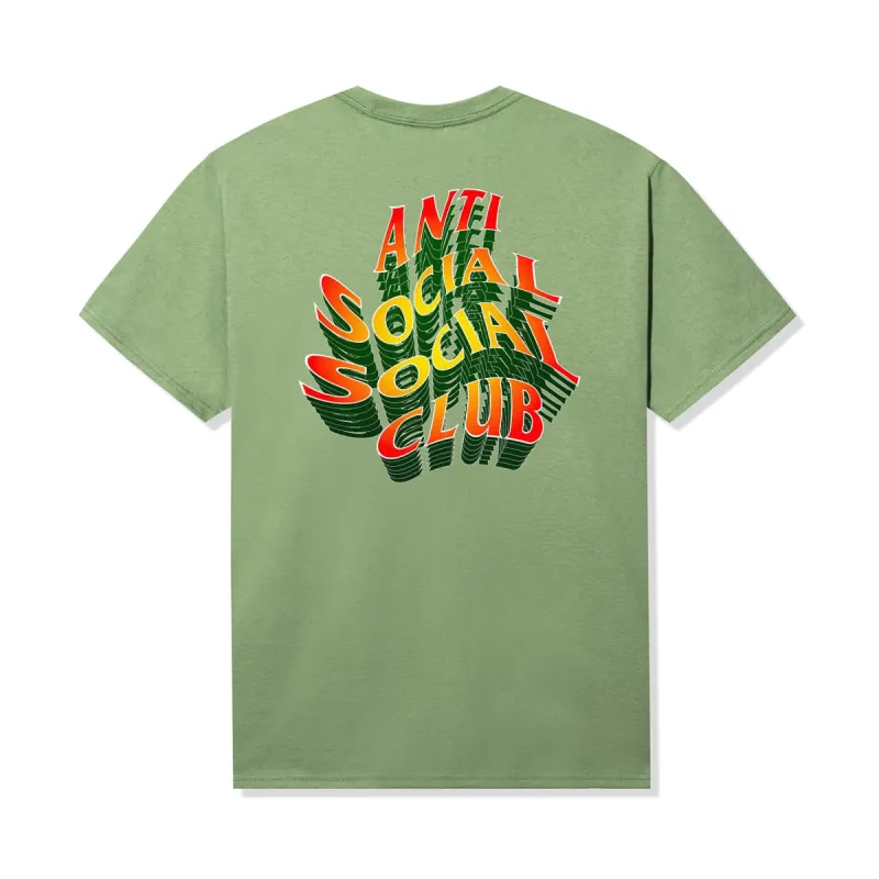 Fever Is Rising Tee - Dill Green made by Anti Social Social Club