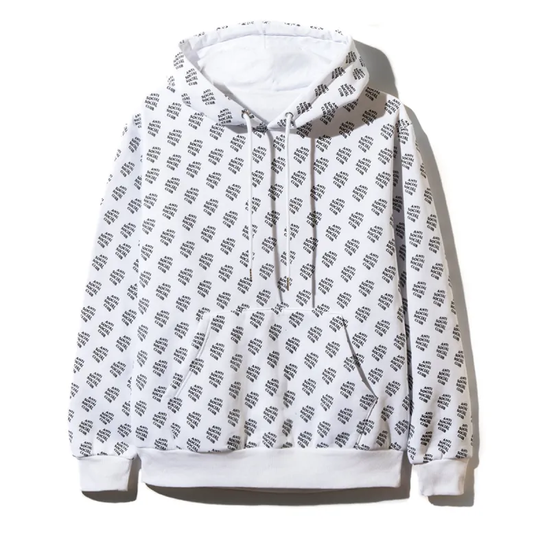 Over You White Hoodie sold by Anti Social Social Club