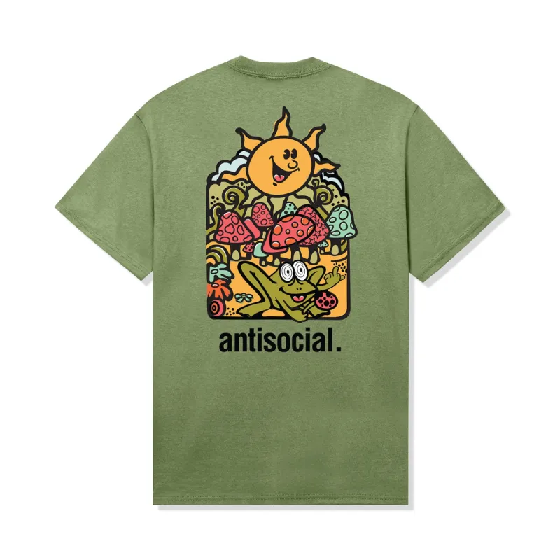 Frog Trip Tee - Pistachio sold by Anti Social Social Club